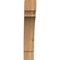 Ekena Millwork 4"W x 18"D x 22"H Merced Rough Sawn Knee Brace, Western Red Cedar BRC04X18X22MRC00RWR - alternate 3